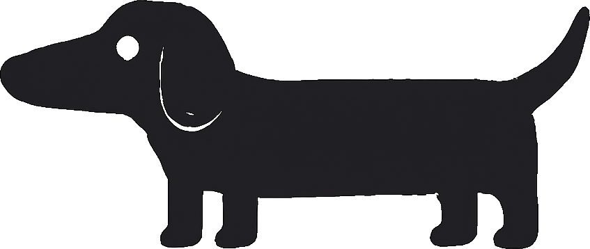 Dachshund silhouette