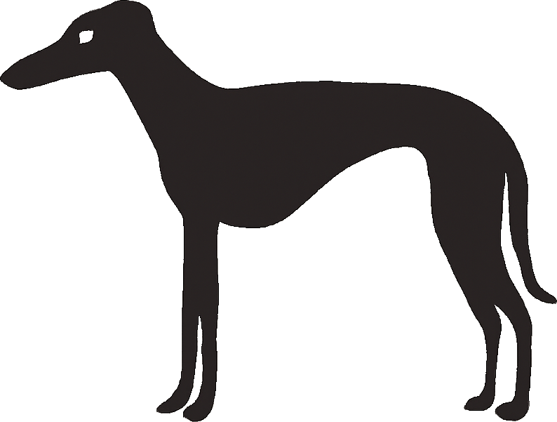 Greyhound silhouette